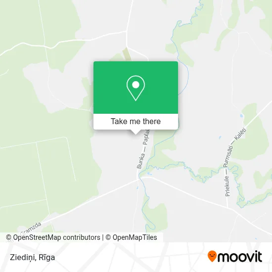 Ziediņi map
