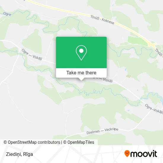 Ziediņi map