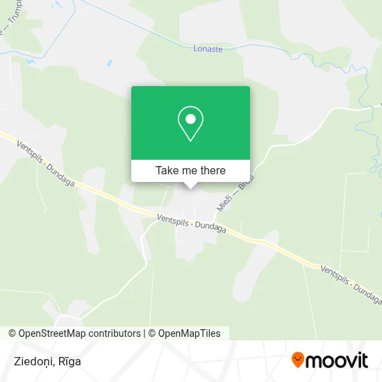 Ziedoņi map