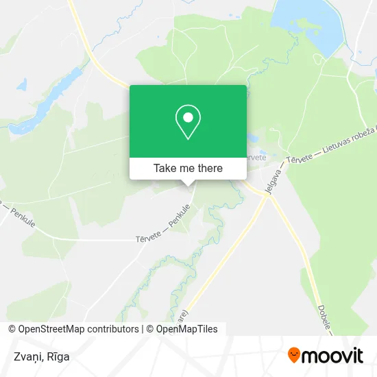 Zvaņi map