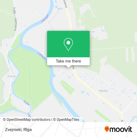 Zvejnieki map