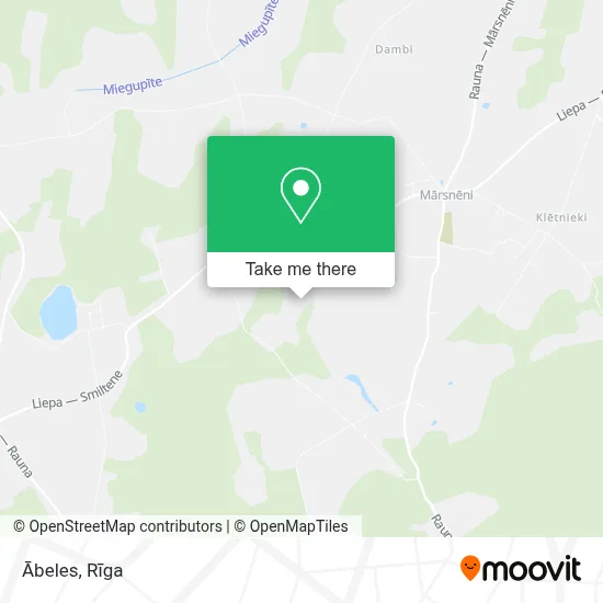 Ābeles map