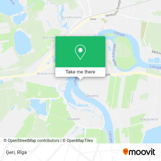 Ģeri map