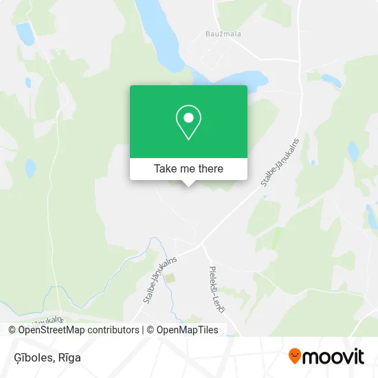Ģīboles map
