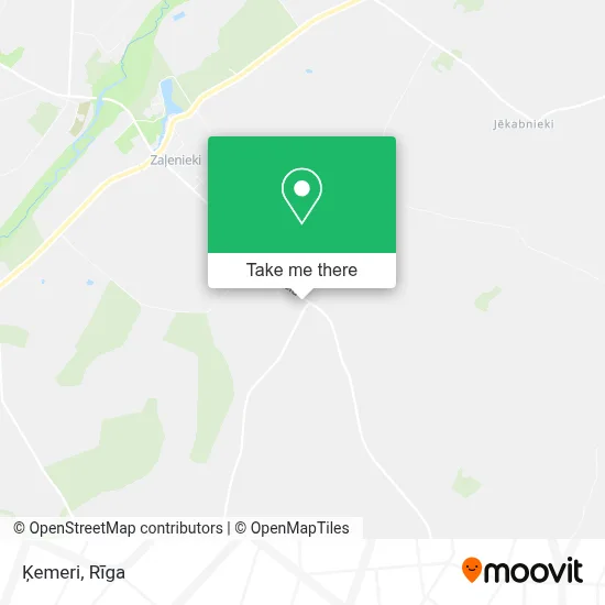 Ķemeri map