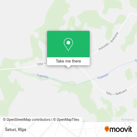 Šeturi map
