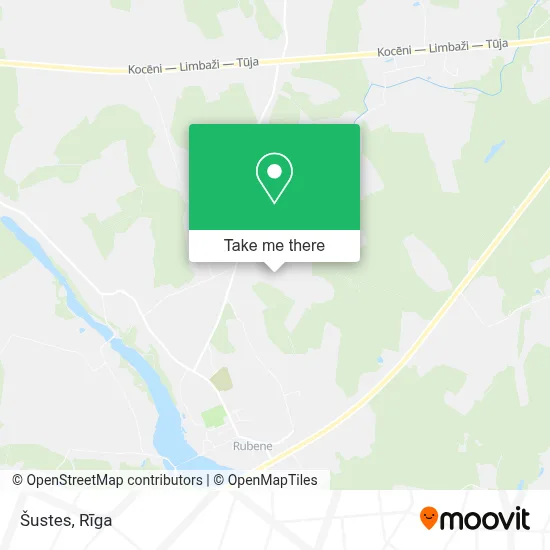 Šustes map