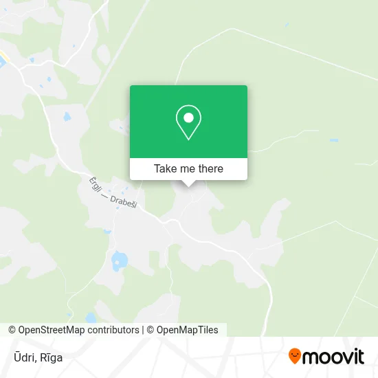 Ūdri map
