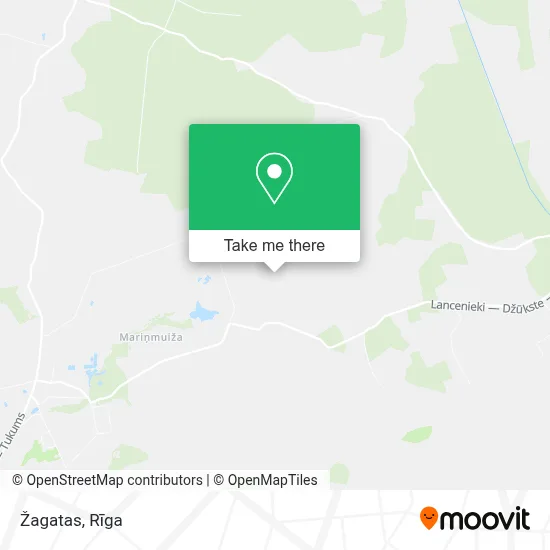 Žagatas map