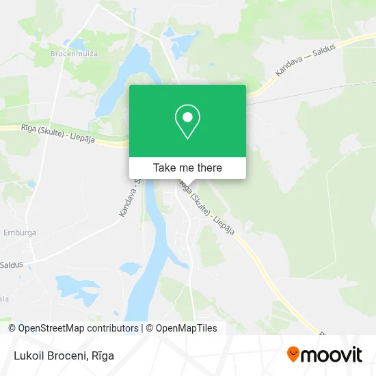 Lukoil Broceni map