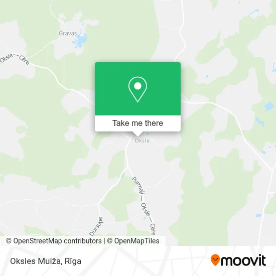 Oksles Muiža map