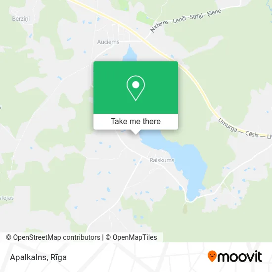 Apalkalns map