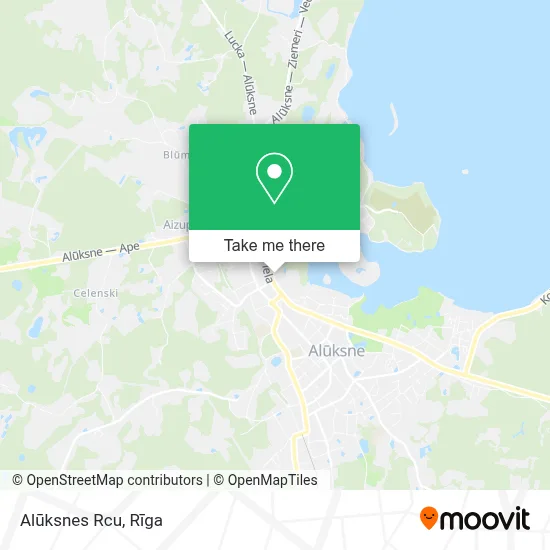 Alūksnes Rcu map