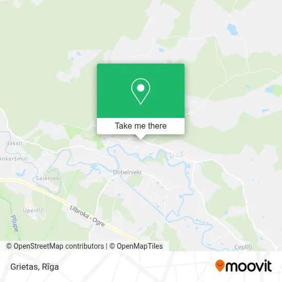 Grietas map