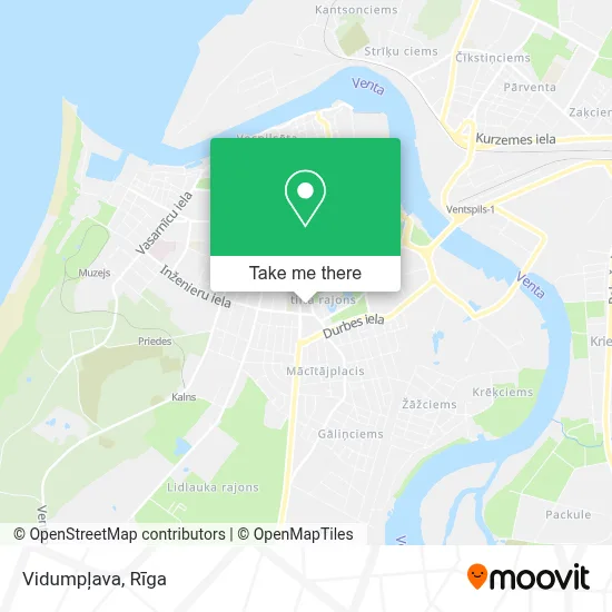 Vidumpļava map