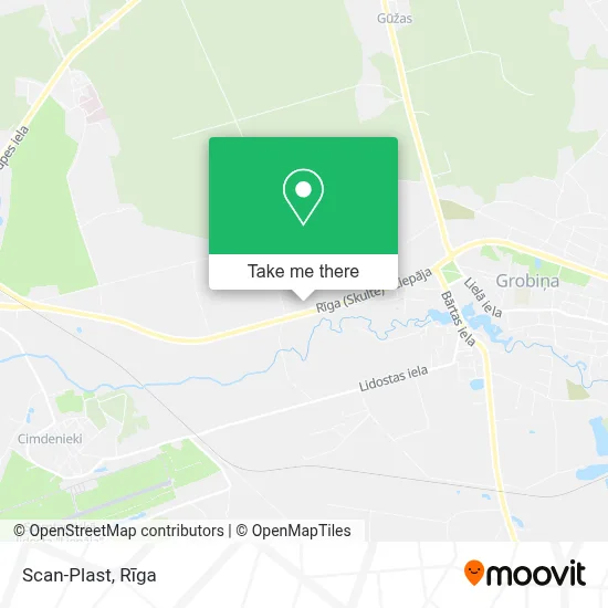 Scan-Plast map