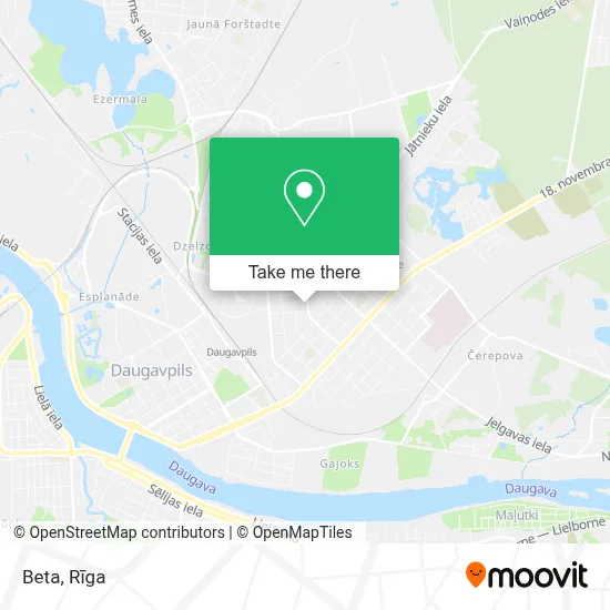 Beta map