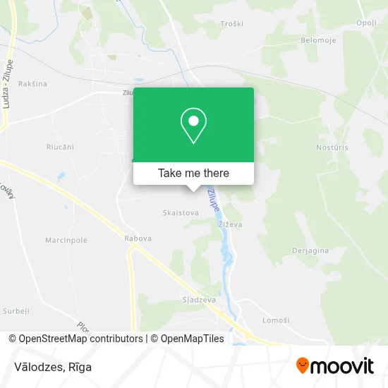 Vālodzes map