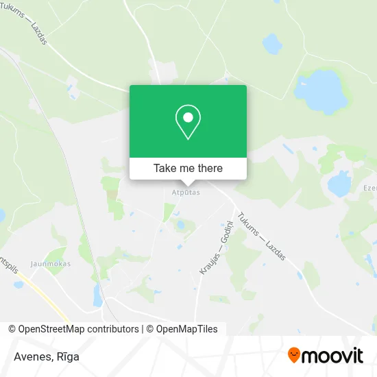 Avenes map