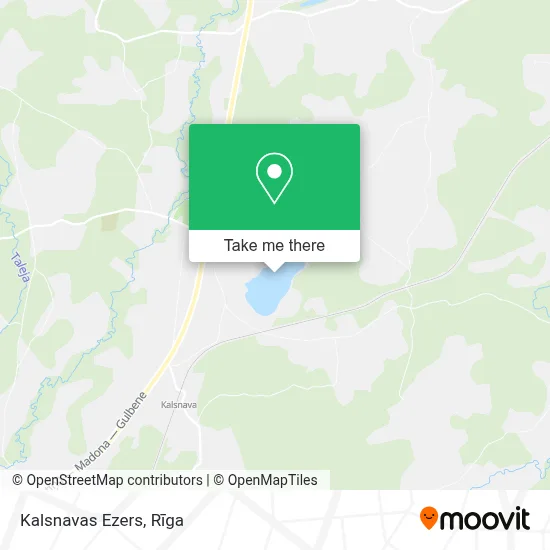 Kalsnavas Ezers map