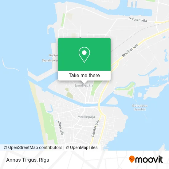 Annas Tirgus map