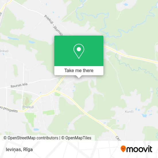 Ieviņas map