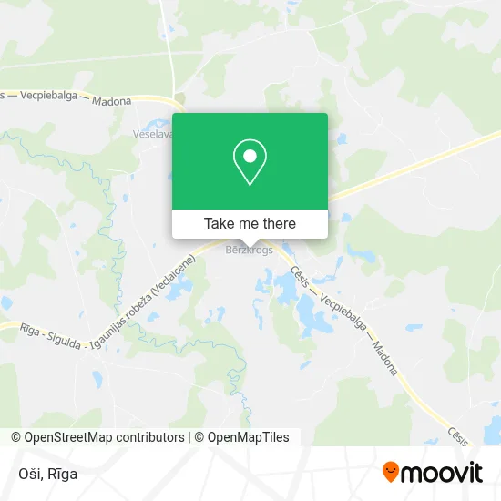 Oši map