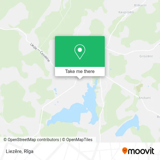Liezēre map