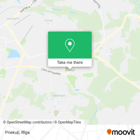 Priekuļi map