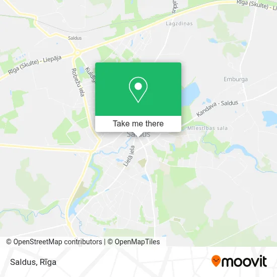 Saldus map
