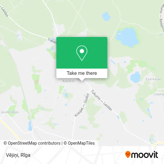 Vējiņi map