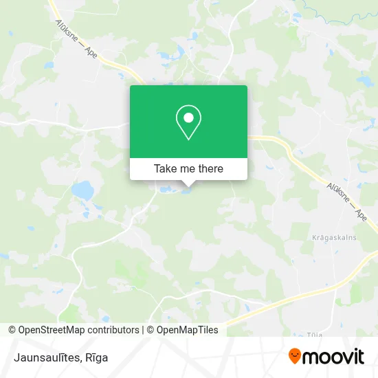 Jaunsaulītes map