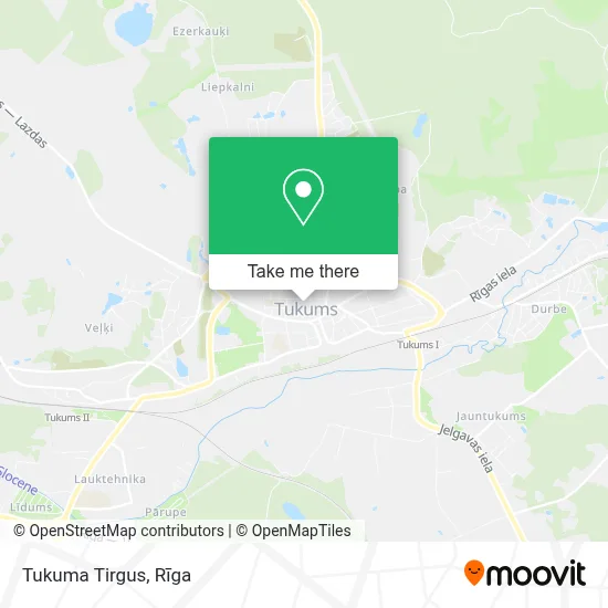 Tukuma Tirgus map