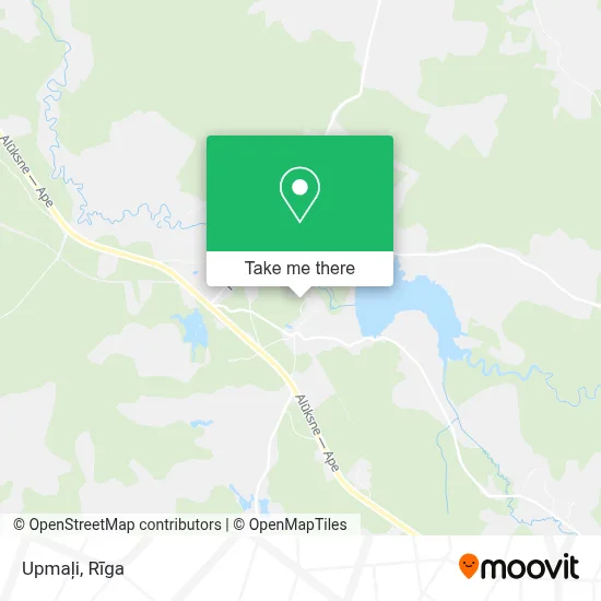 Upmaļi map