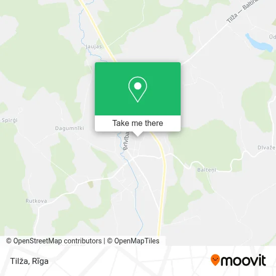 Tilža map