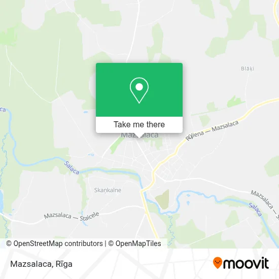 Mazsalaca map
