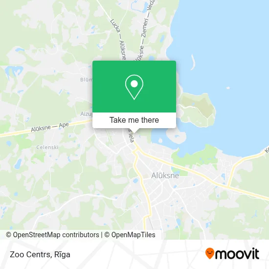 Zoo Centrs map