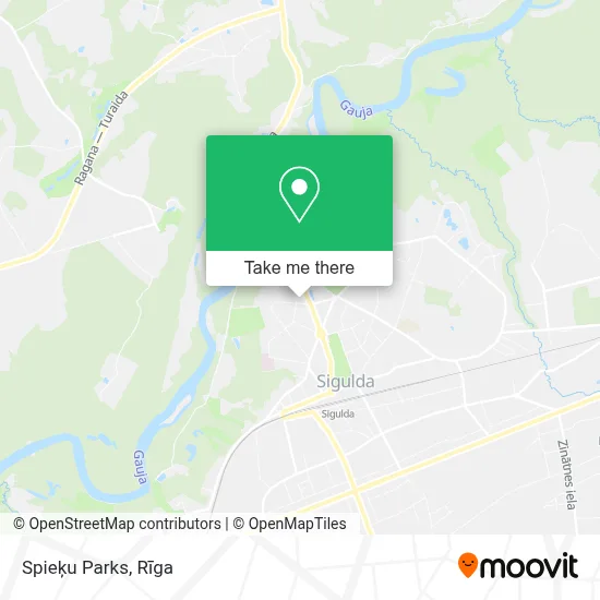 Spieķu Parks map