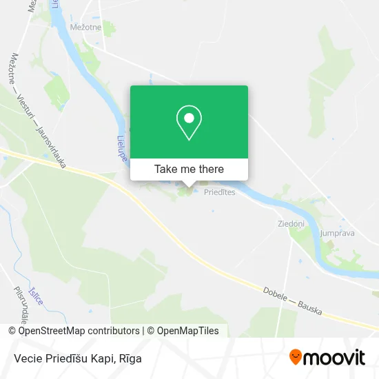 Vecie Priedīšu Kapi map