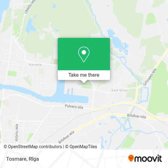 Tosmare map