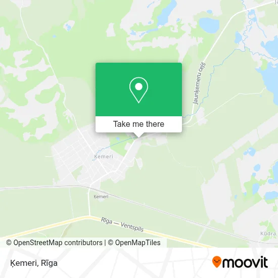 Ķemeri map