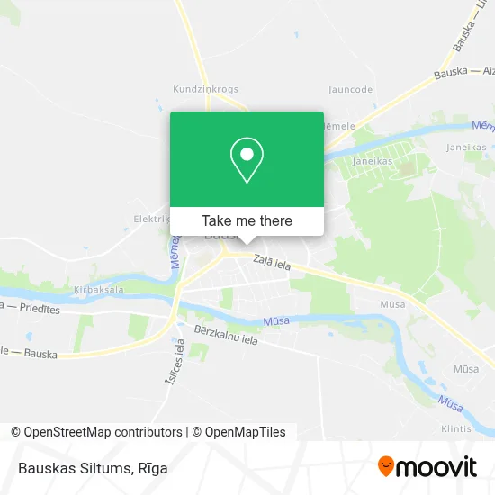 Bauskas Siltums map