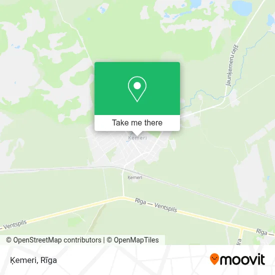 Ķemeri map