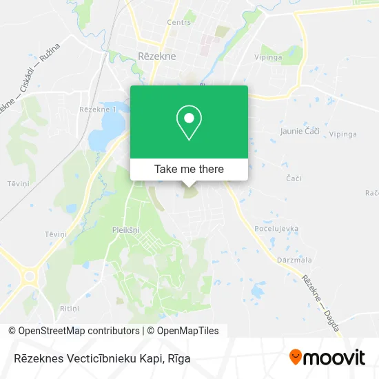 Rēzeknes Vecticībnieku Kapi map