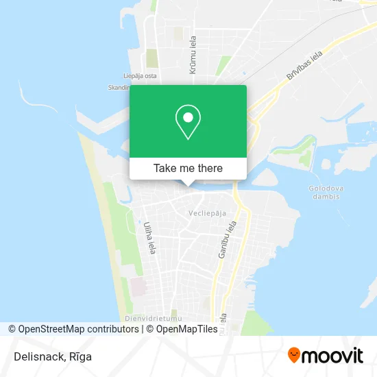 Delisnack map