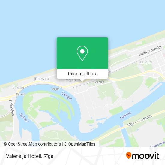 Valensija Hotell map