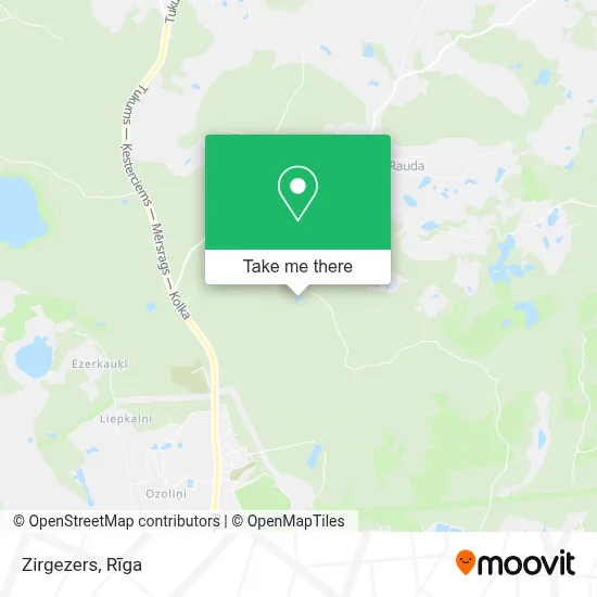 Zirgezers map