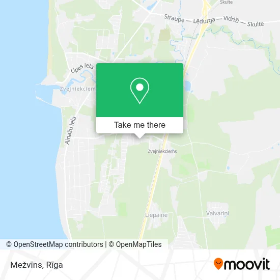 Mežvīns map