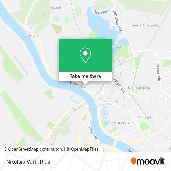 Nikolaja Vārti map