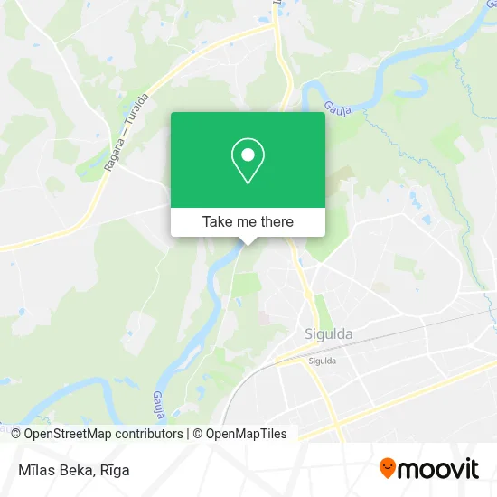 Mīlas Beka map